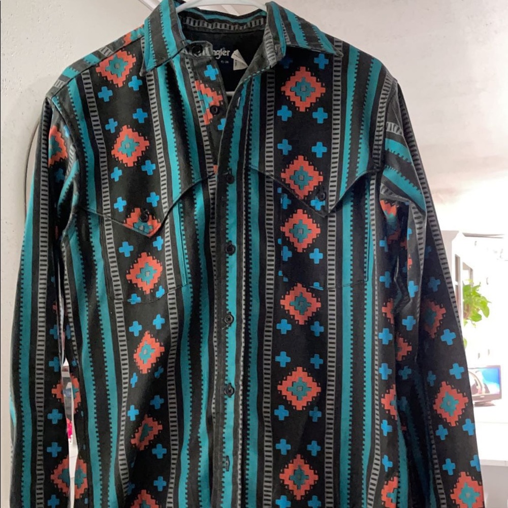 wrangler button up